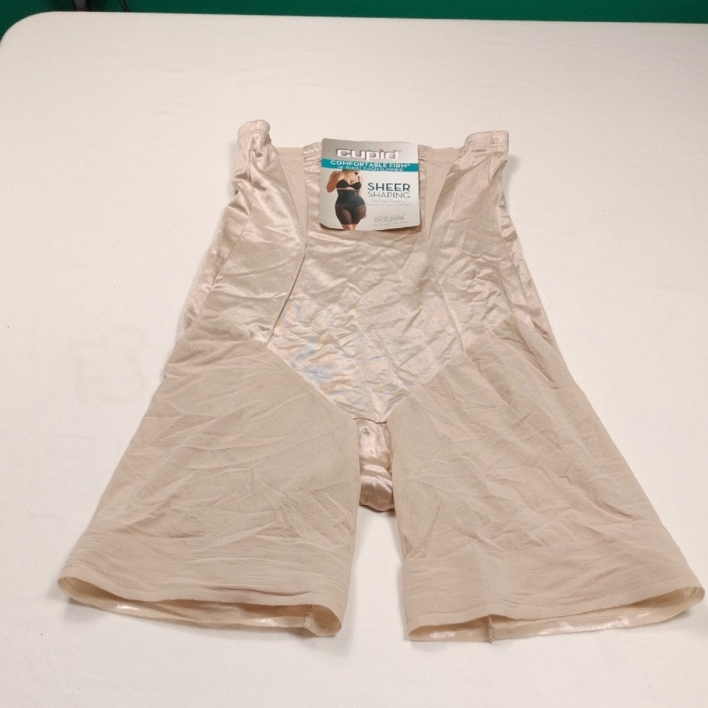 NWT Cupid Women's Sheer Cream Shapewear Size XL